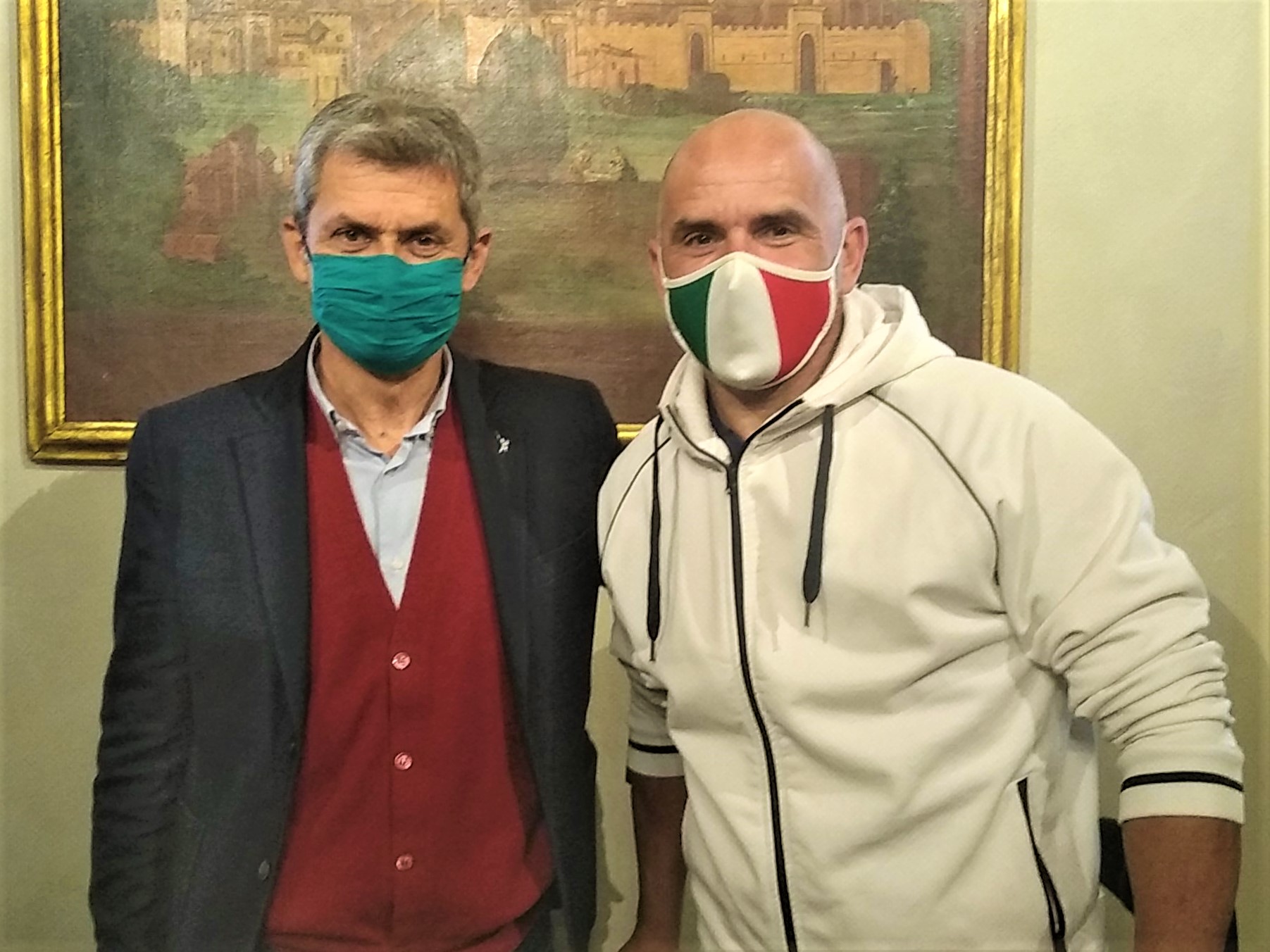 Andrea Devicenzi con Fabrizio Fracassi