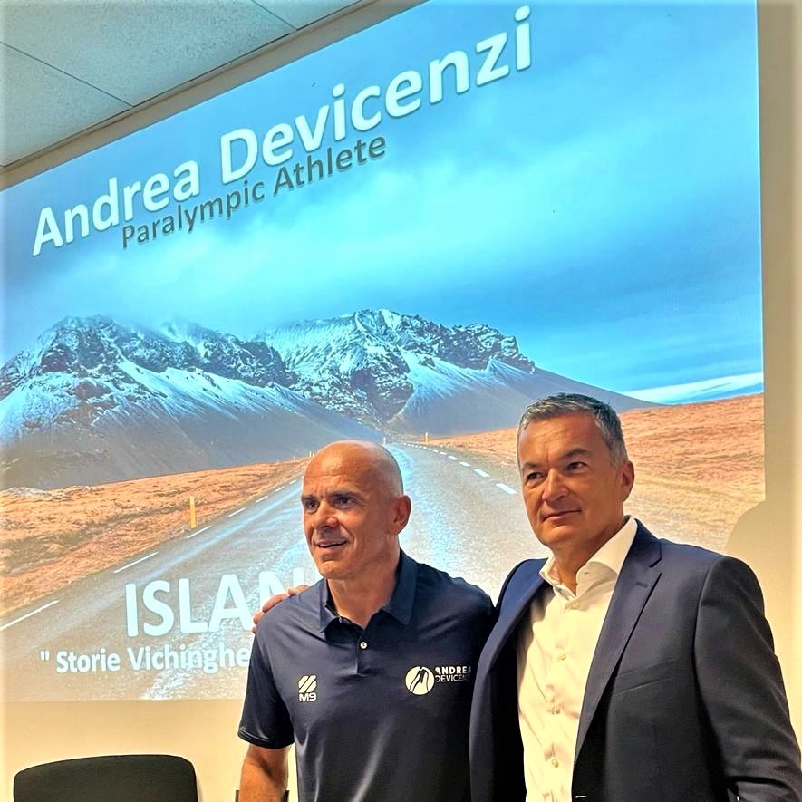 Andrea Devicenzi con Costantino Vaia Pomì