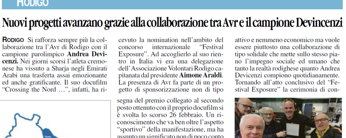 Andrea Devicenzi La Voce di Mantova