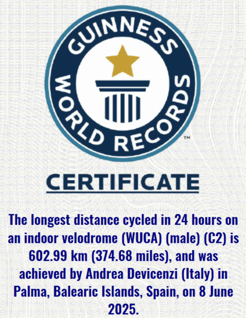 Andrea Devicenzi Guinness World Records