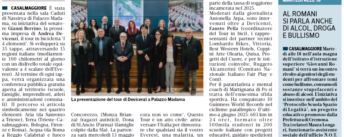 Andrea Devicenzi La Provincia