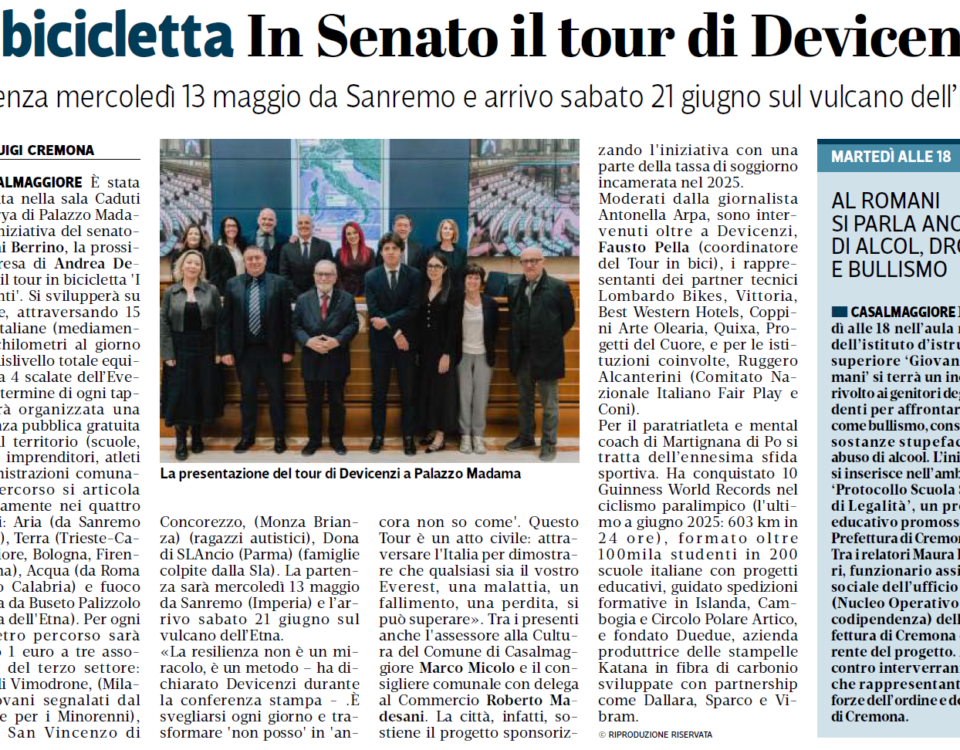 Andrea Devicenzi La Provincia